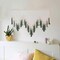 Large Macrame Wall Hanging Boho Wall decor, Large Tapestry Tassel Wall Hanging with Wood Beads,Wall art Decor for Bedroom Living Room, 43" W x 30" H (Green-triangle)